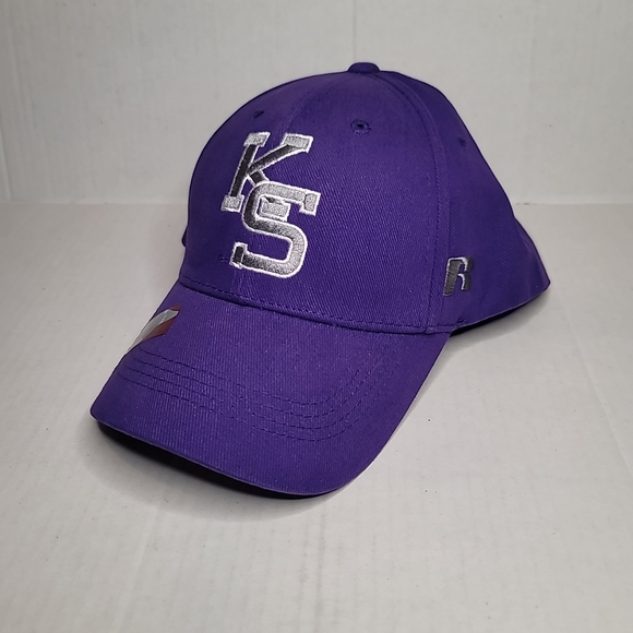 Men's Russell Purple Kansas State Wildcats NCAA Endless Adjustable Hat Cap NEW - Picture 1 of 6